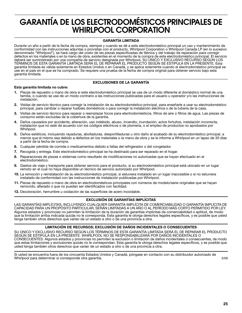 Estate W10316633A User Manual | Page 25 / 40