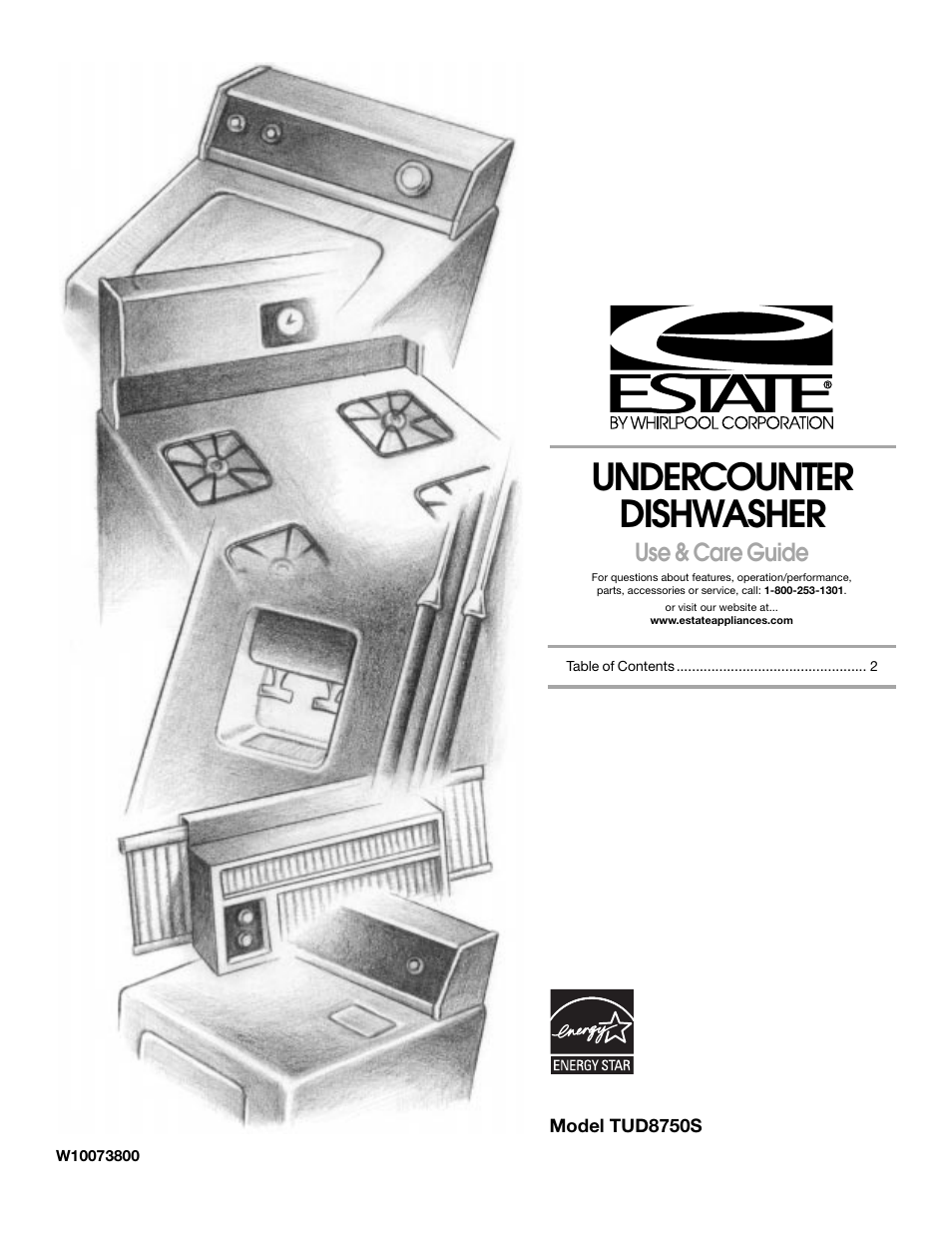 Estate TUD8750S User Manual | 20 pages