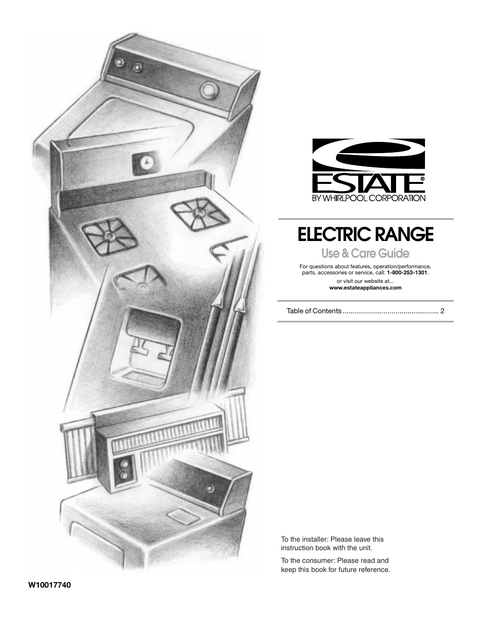 Estate W10017740 User Manual | 16 pages