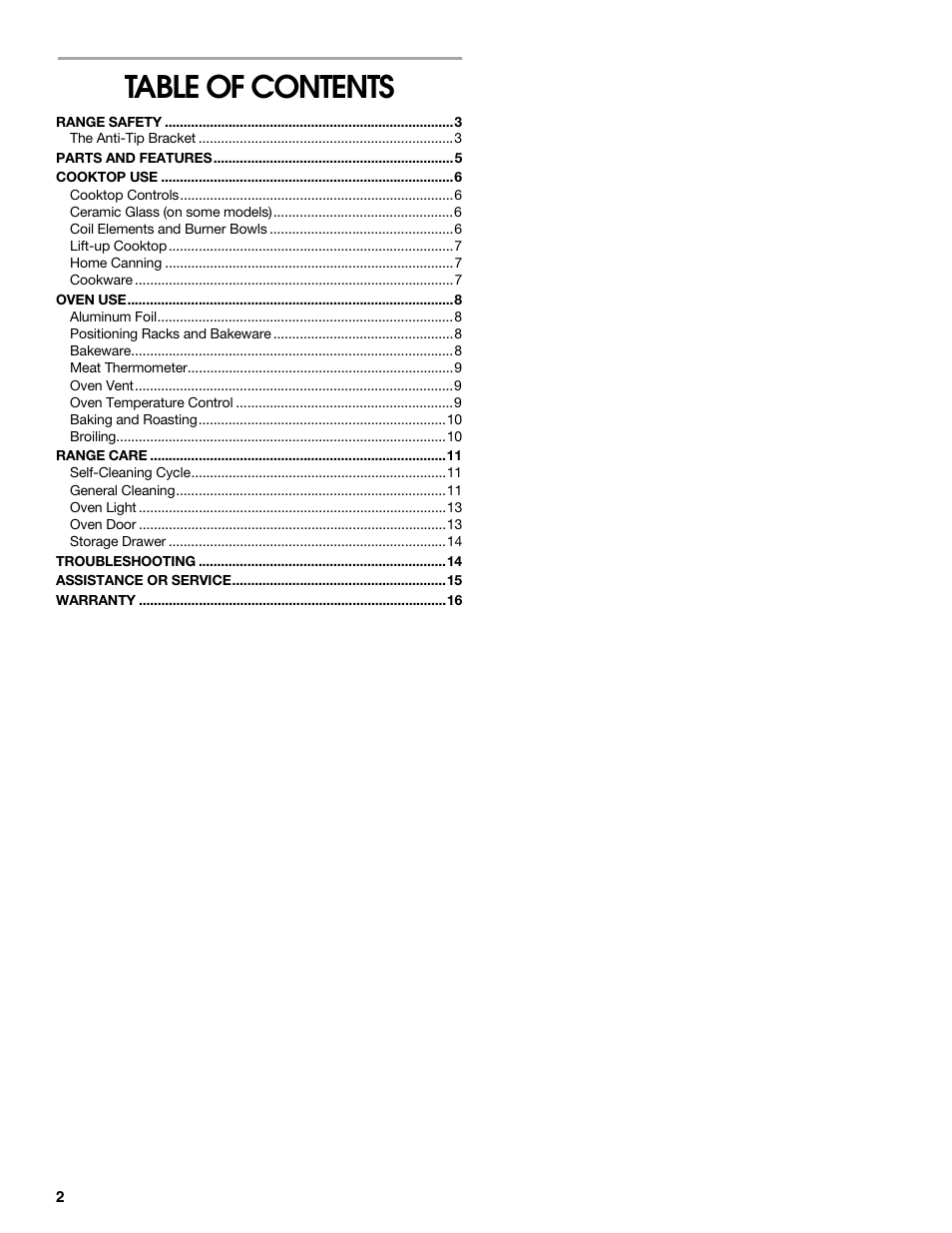 Estate W10017740 User Manual | Page 2 / 16