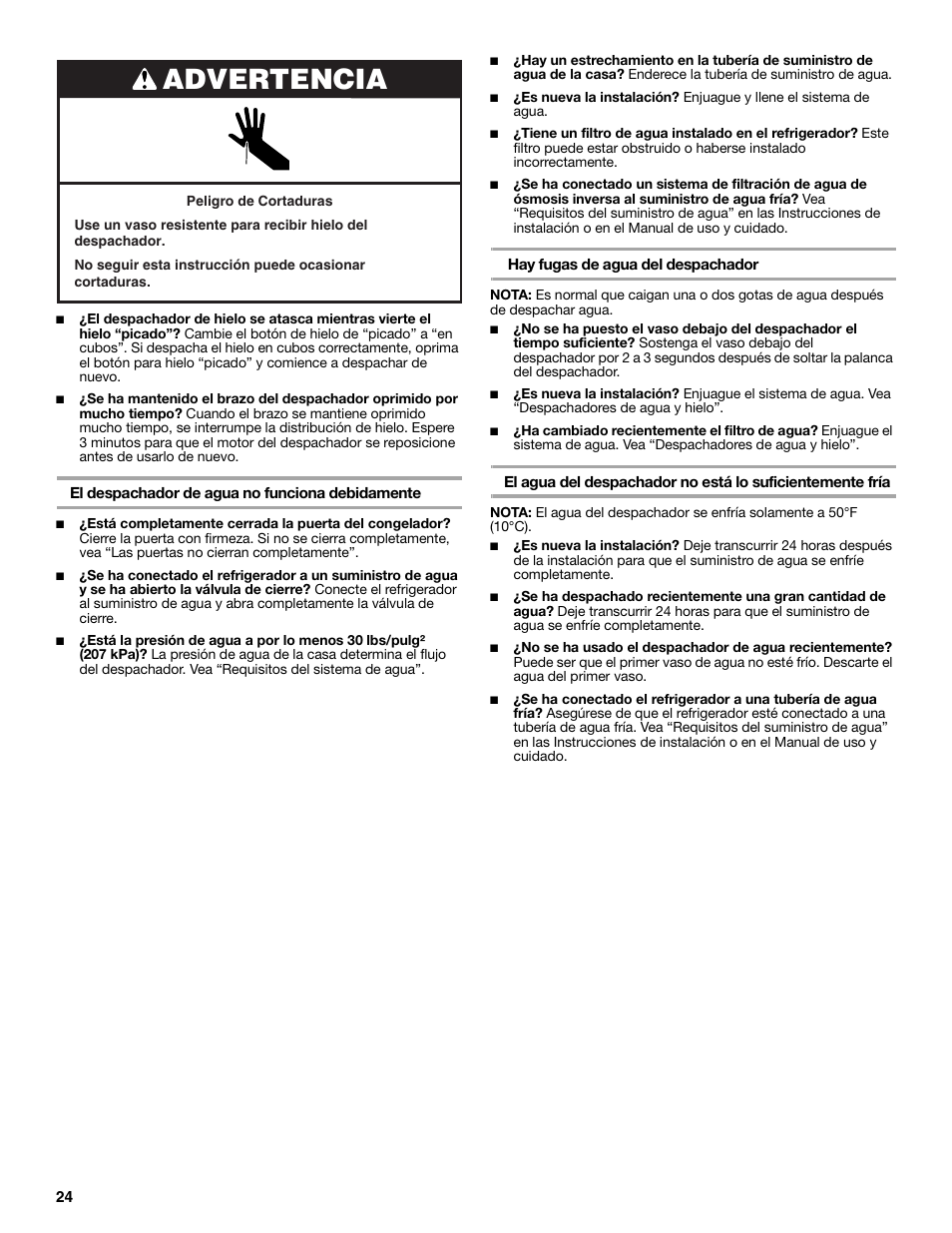 Advertencia | Estate 2318600 User Manual | Page 24 / 40