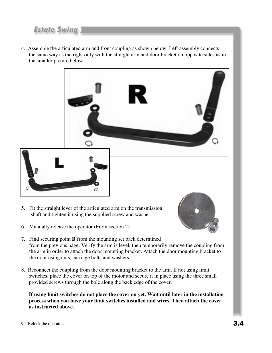 Estate Swing E-SC 1600 User Manual | Page 12 / 32