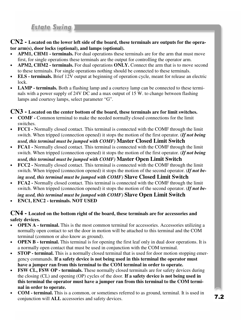 Estate Swing E-SC 1600 User Manual | Page 30 / 32