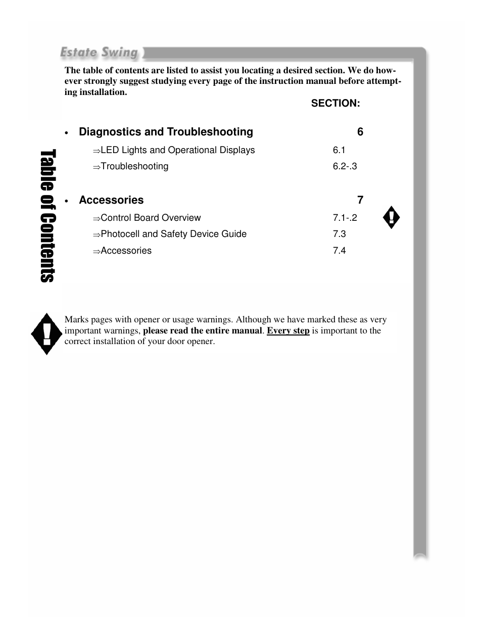 Estate Swing E-SC 1600 User Manual | Page 5 / 32