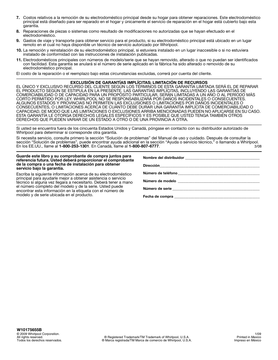 Estate W10175655B User Manual | Page 24 / 24