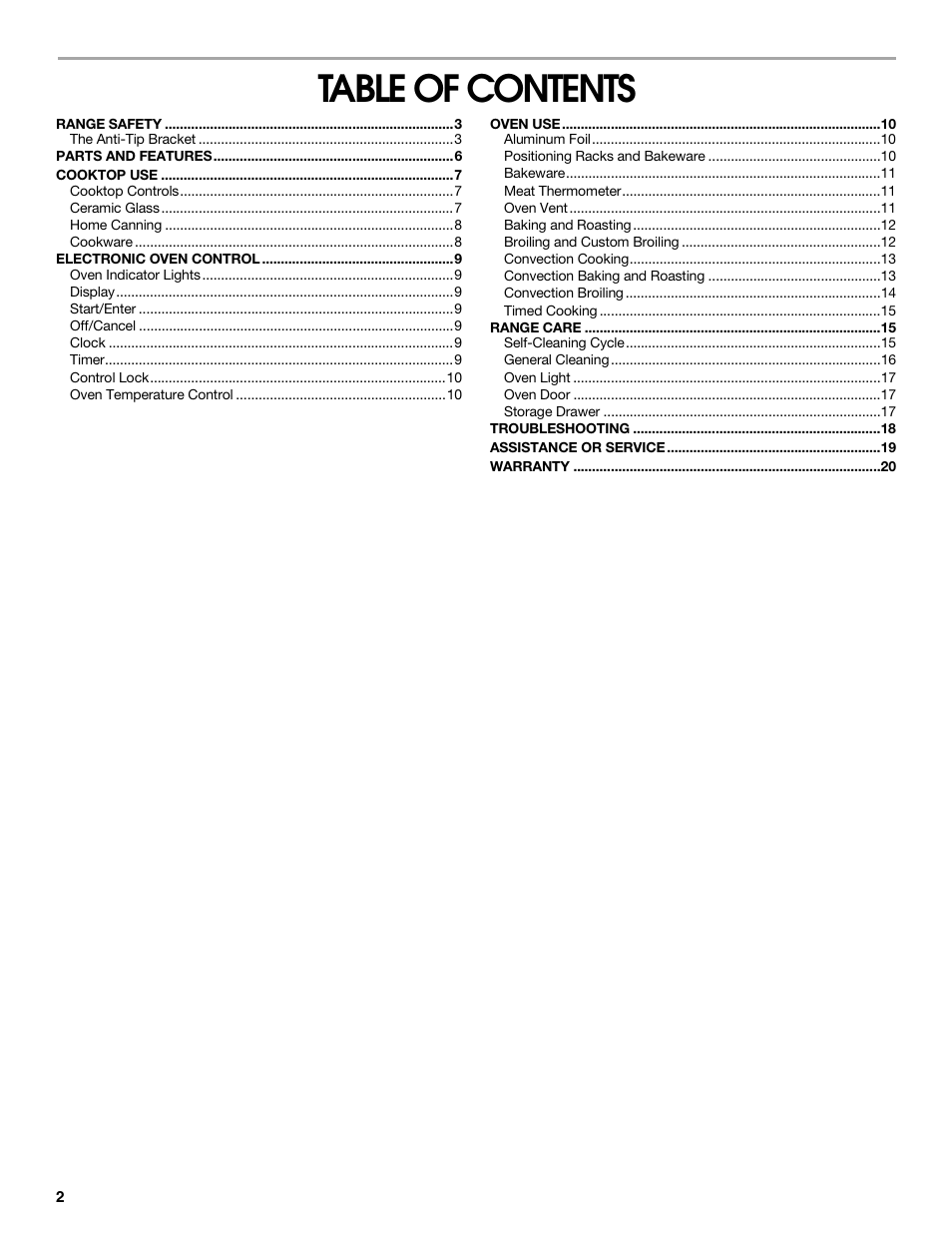 Estate 9782188A User Manual | Page 2 / 20