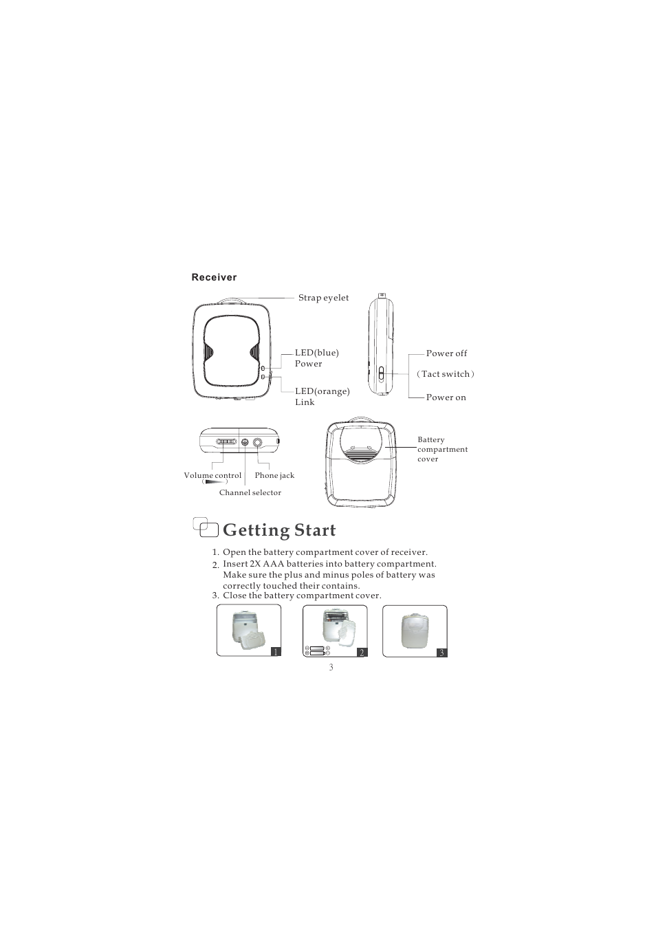 Getting start | ELANsat Tech Wireless Digital Audio User Manual | Page 7 / 11
