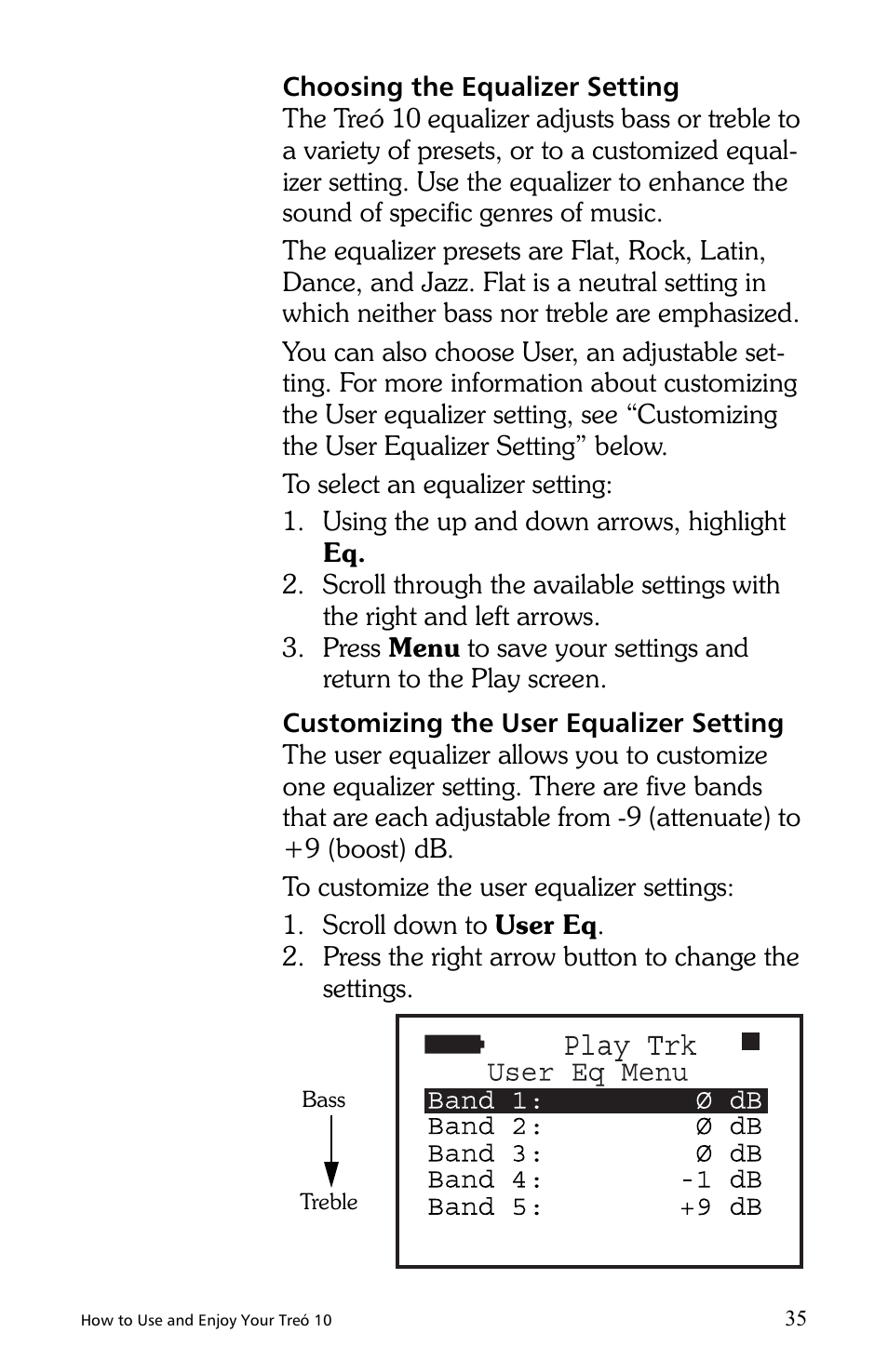 E.Digital Treo 10 User Manual | Page 43 / 64