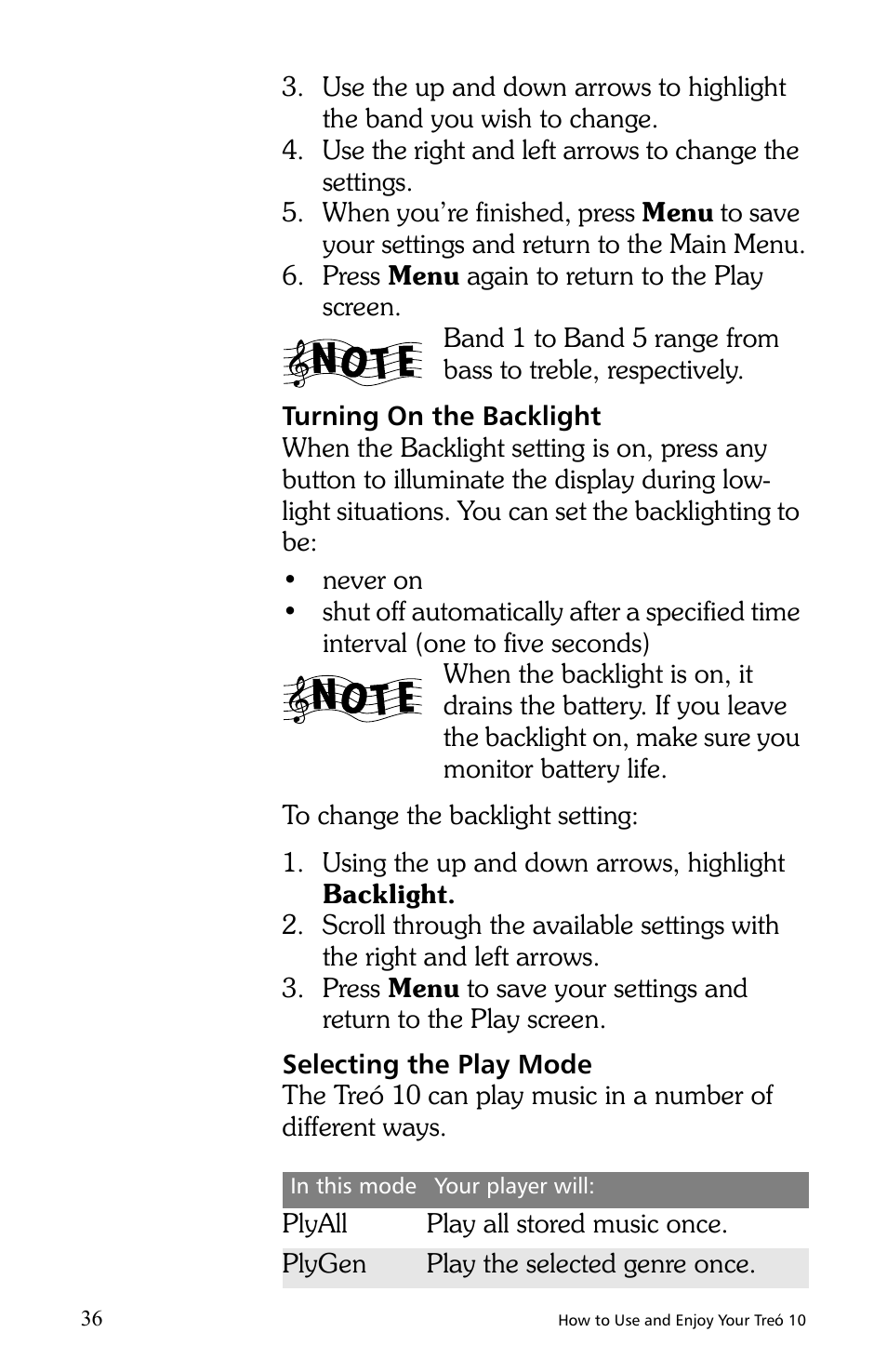 E.Digital Treo 10 User Manual | Page 44 / 64