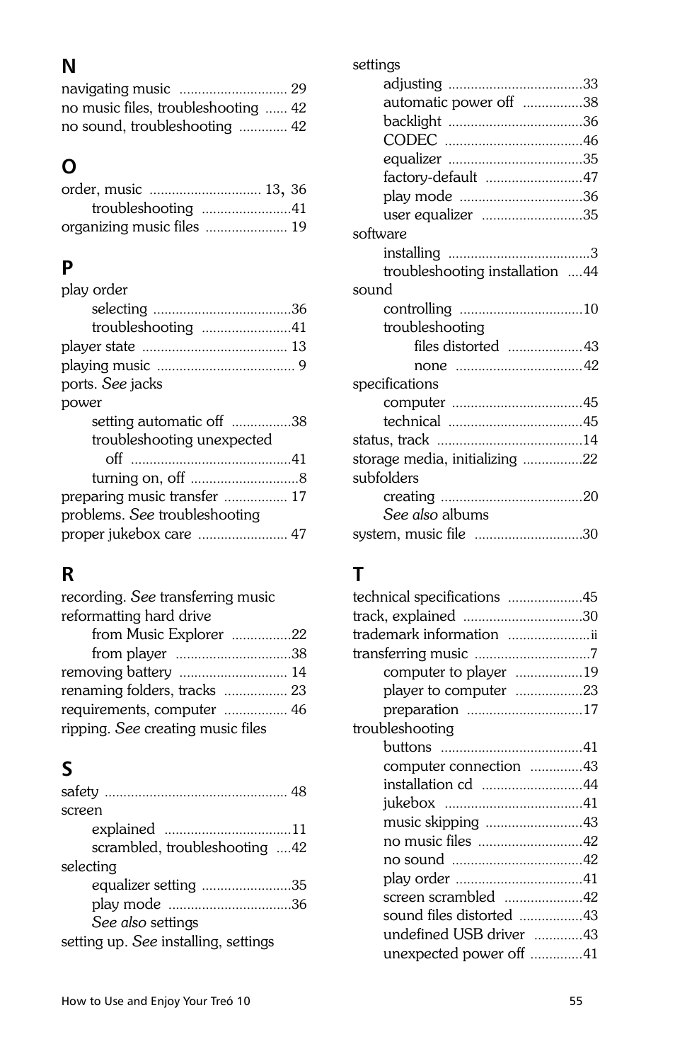 E.Digital Treo 10 User Manual | Page 63 / 64