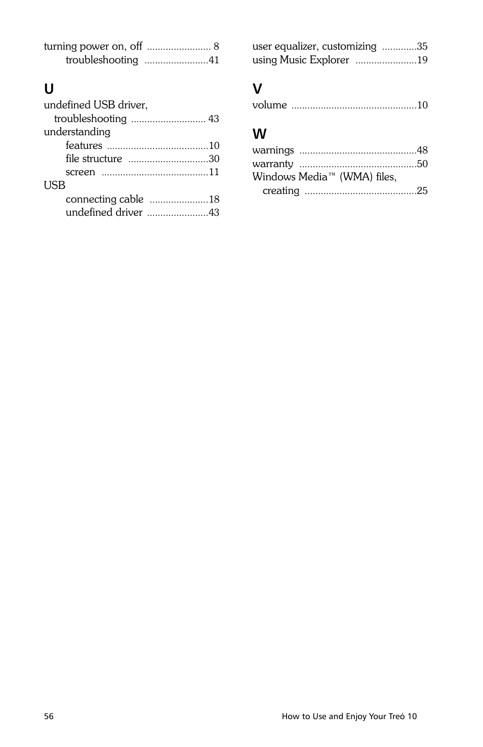 E.Digital Treo 10 User Manual | Page 64 / 64