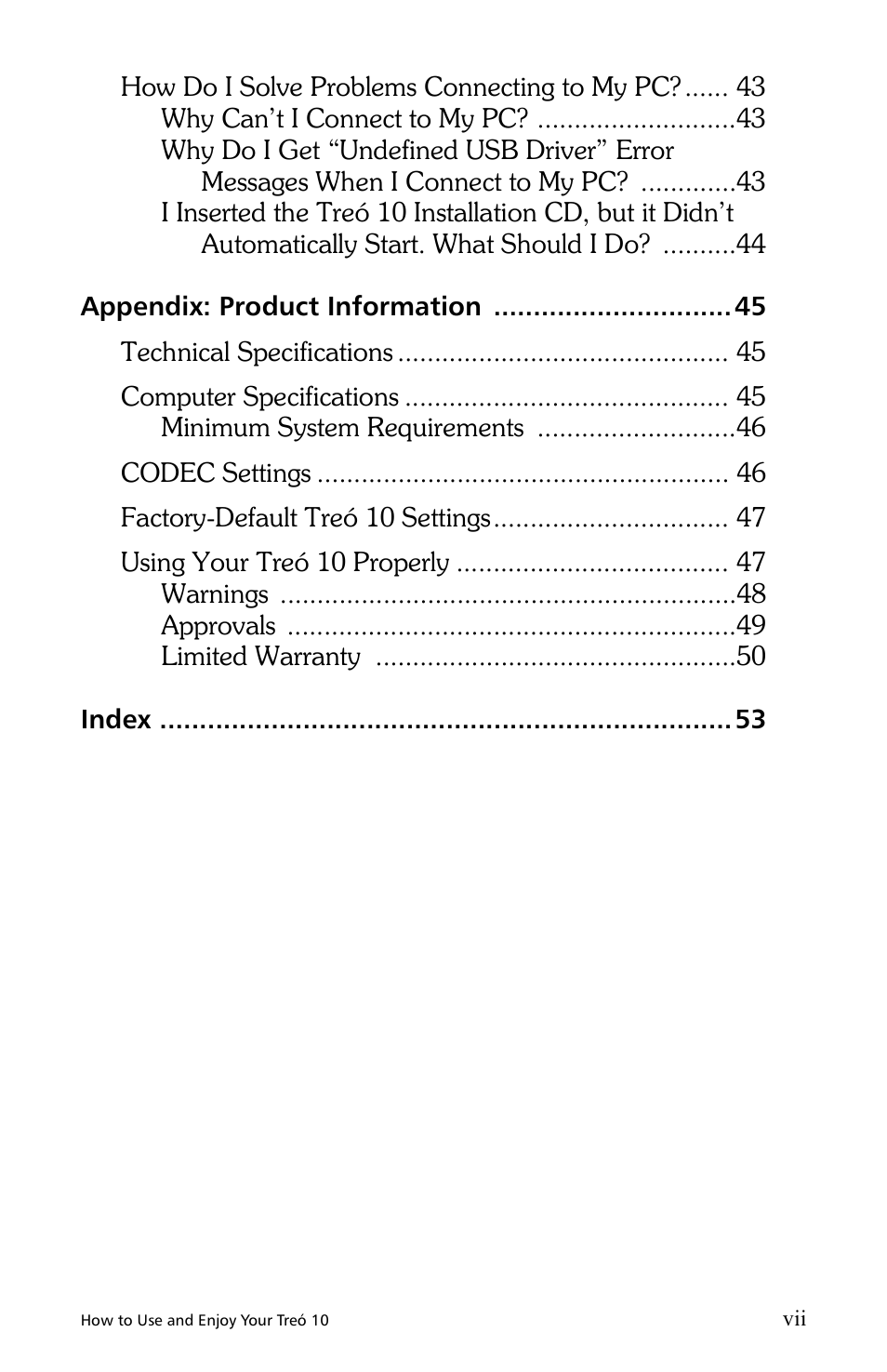 E.Digital Treo 10 User Manual | Page 7 / 64