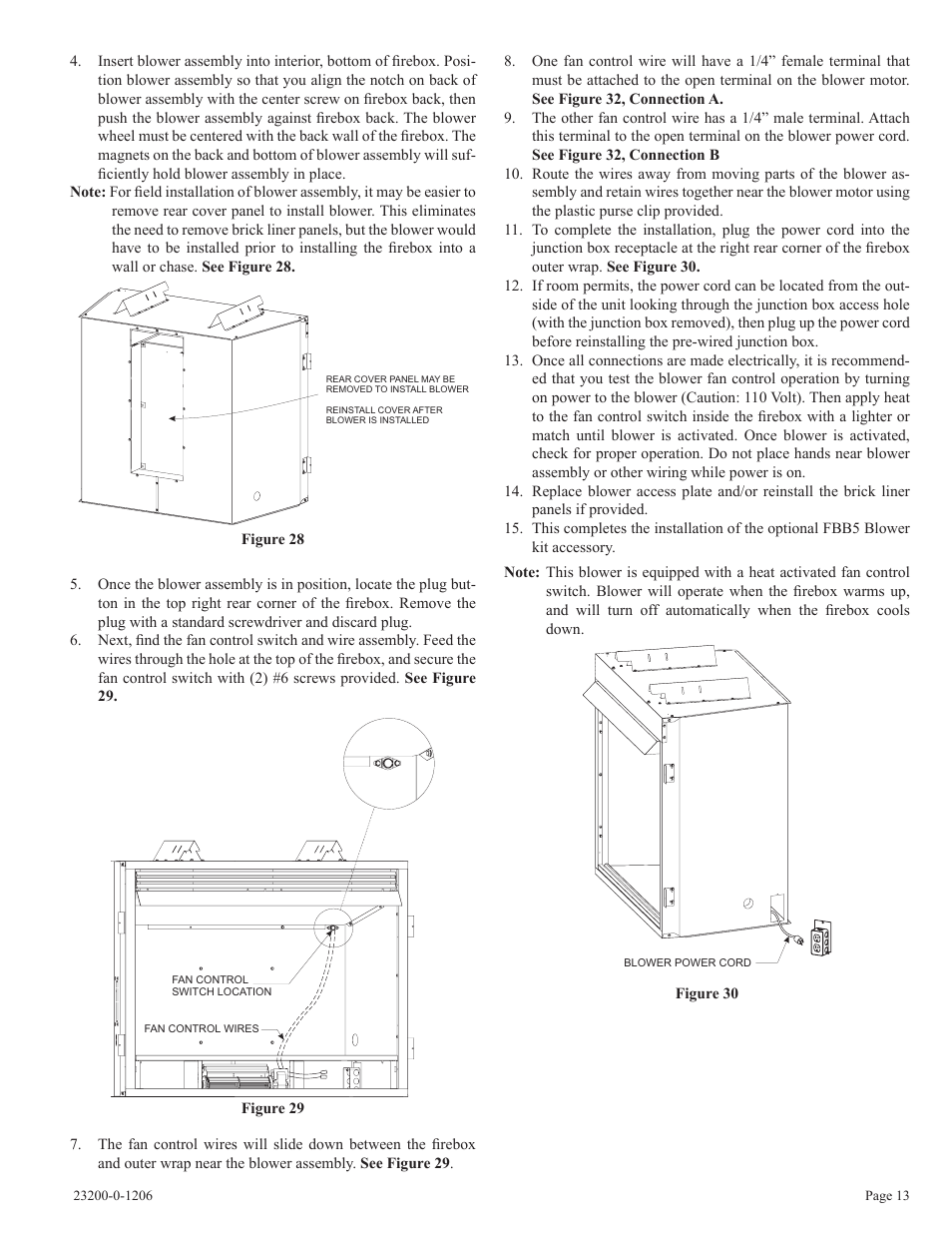 Empire Comfort Systems VFD36FB2DF-1 User Manual | Page 13 / 20
