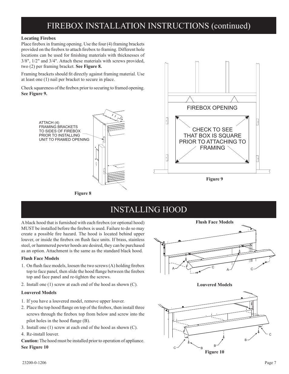 Empire Comfort Systems VFD36FB2DF-1 User Manual | Page 7 / 20