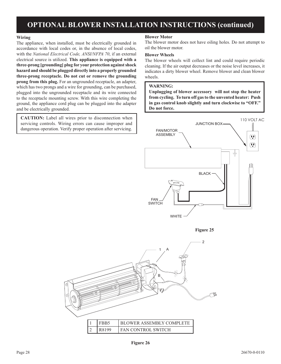 Empire Comfort Systems VFP36SP32EN-2 User Manual | Page 28 / 40