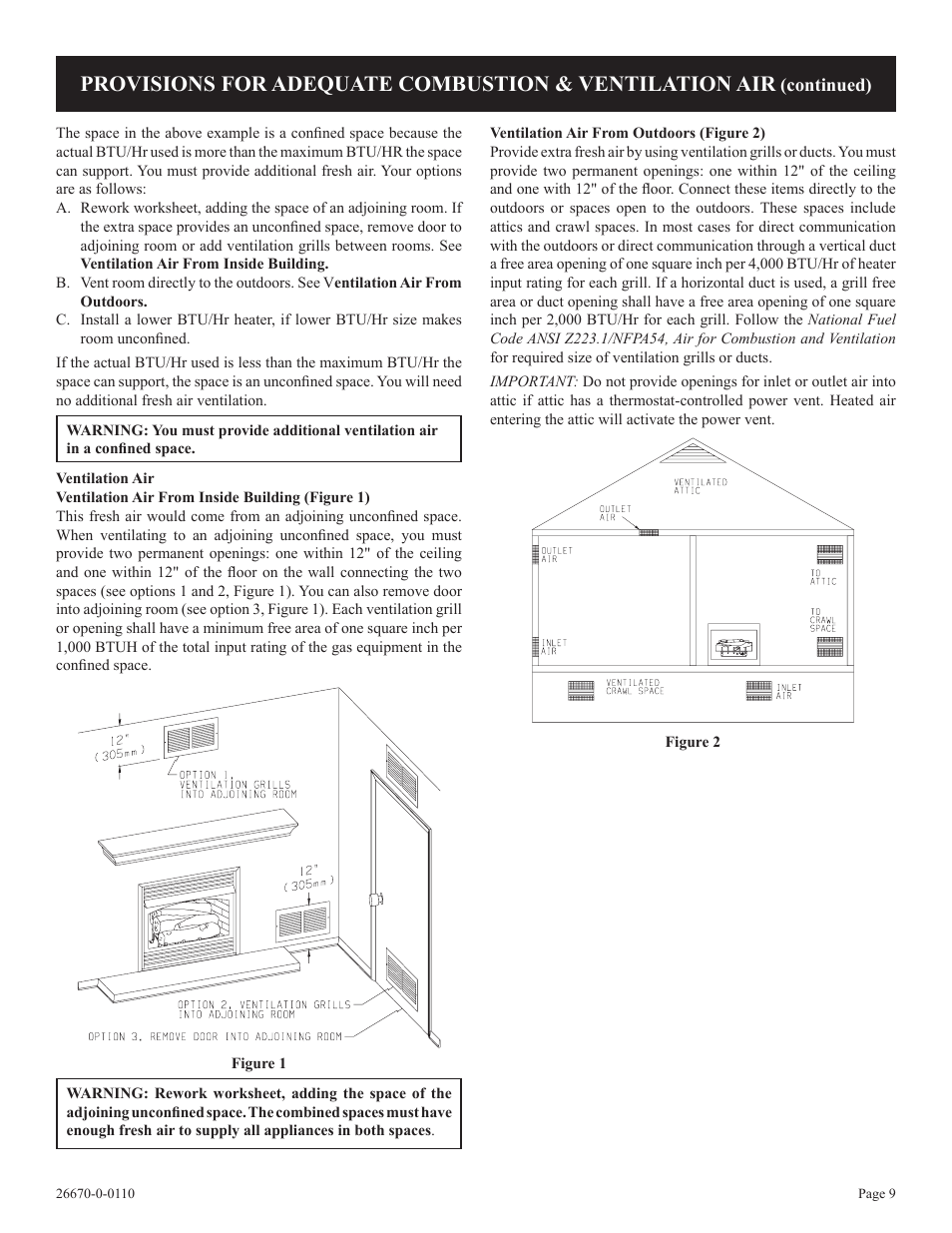 Empire Comfort Systems VFP36SP32EN-2 User Manual | Page 9 / 40