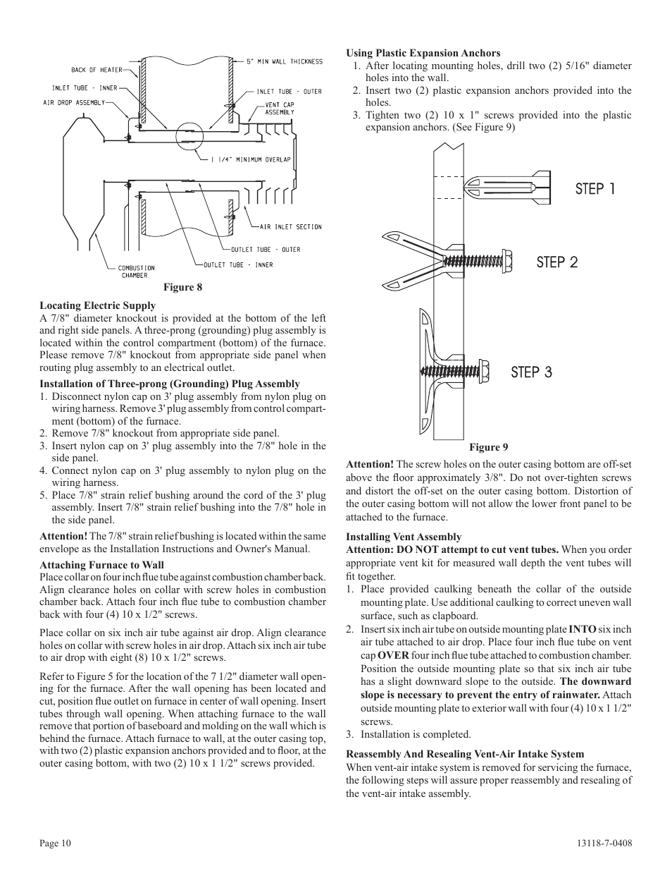 Empire Comfort Systems DV-55T-1 User Manual | Page 10 / 20