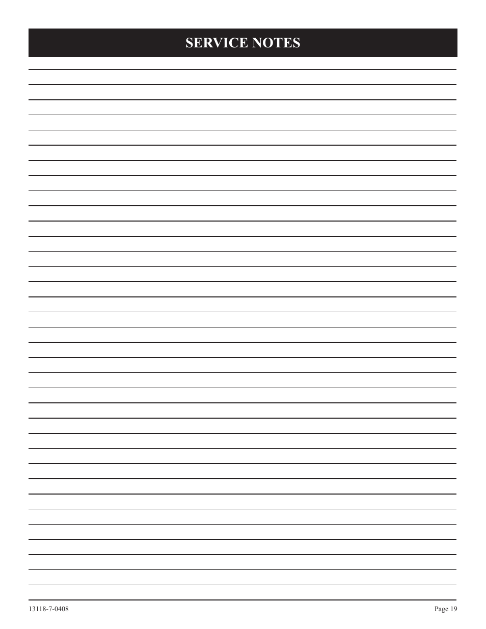 Empire Comfort Systems DV-55T-1 User Manual | Page 19 / 20