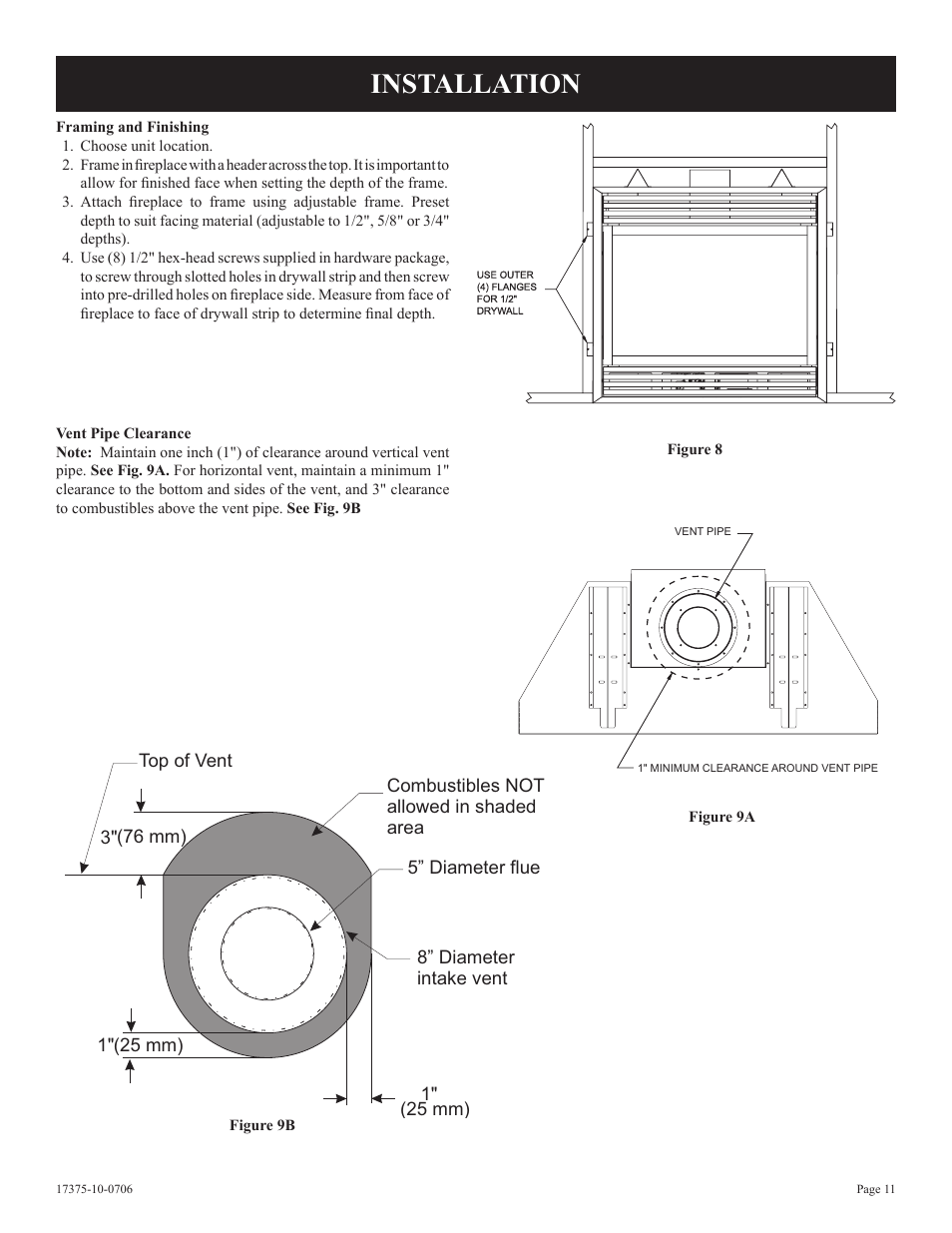 Installation | Empire Comfort Systems DVP48FP7 User Manual | Page 11 / 56