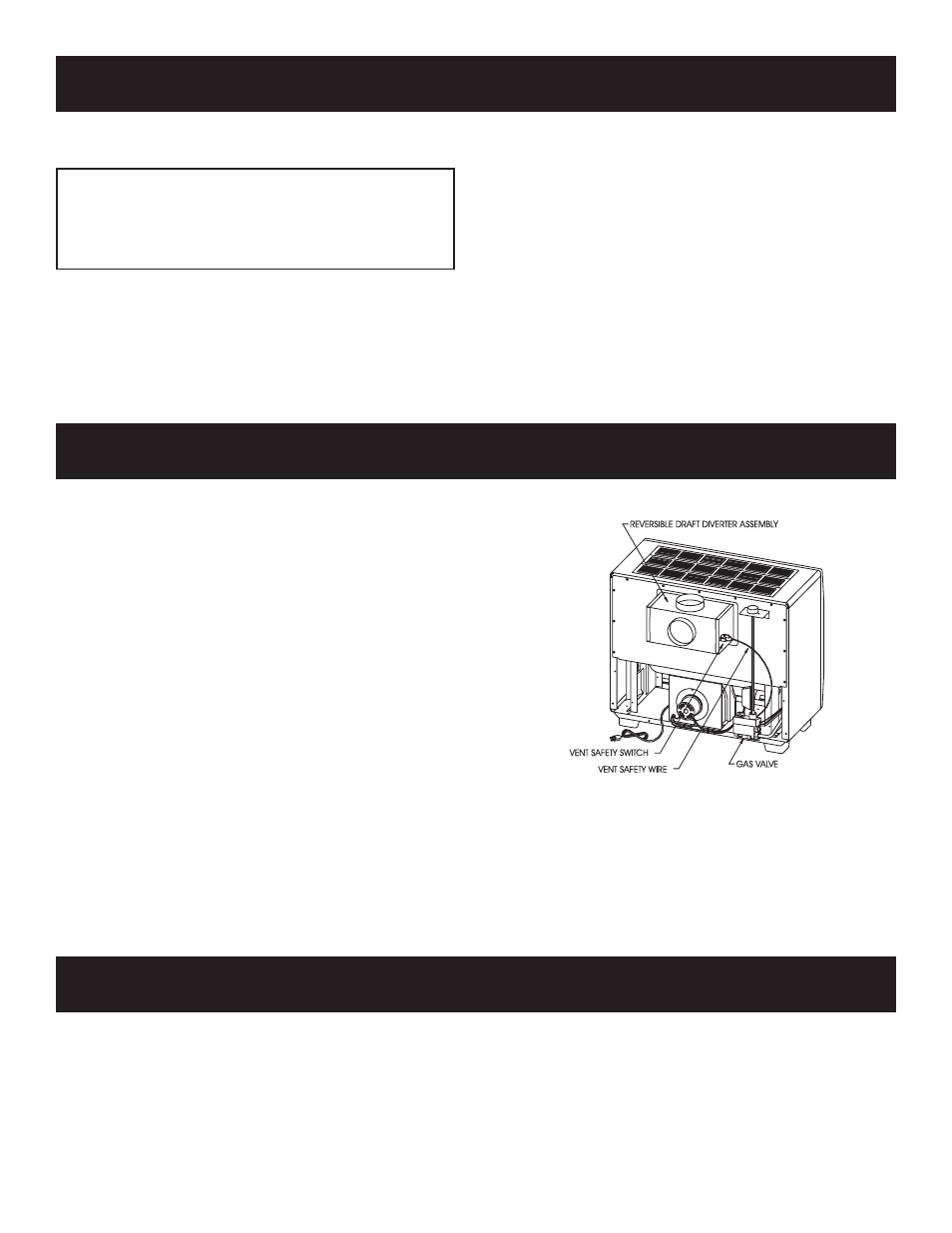 Vent safety shutoff system, Thermostat operation, Reversible vertical or horizontal draft diverter | Empire Comfort Systems RH-65C-1 User Manual | Page 8 / 18