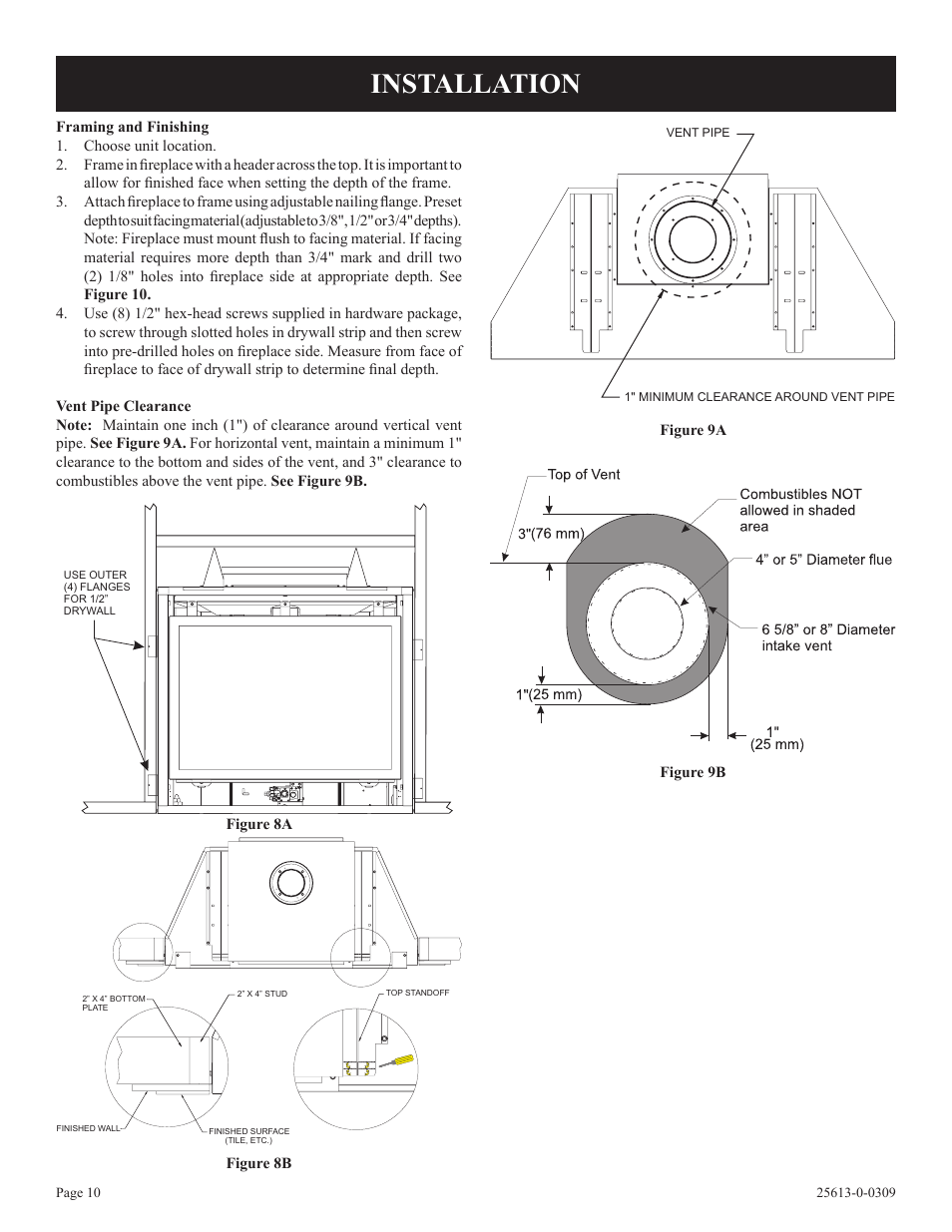 Installation | Empire Comfort Systems DVX36DP31 User Manual | Page 10 / 72
