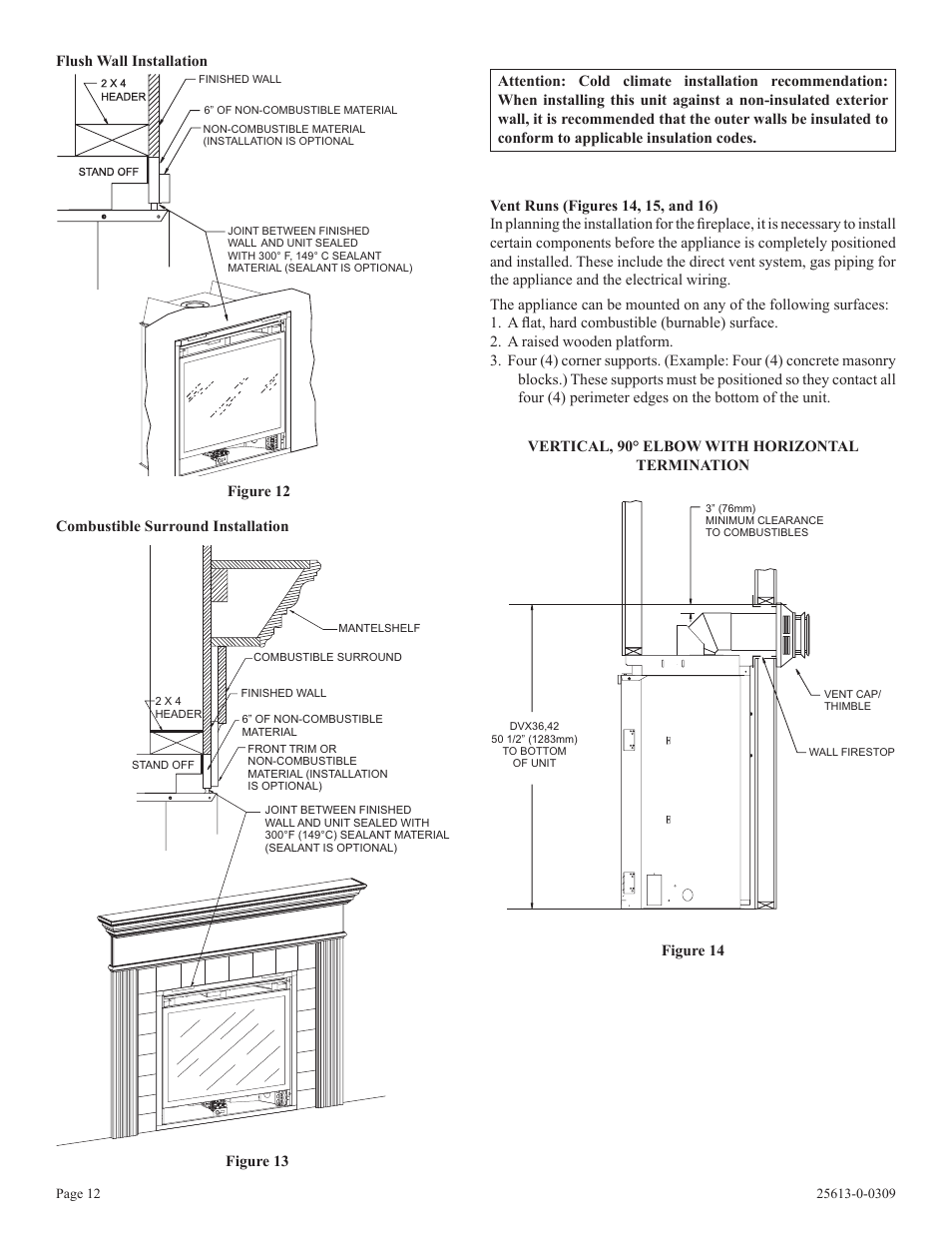 Empire Comfort Systems DVX36DP31 User Manual | Page 12 / 72