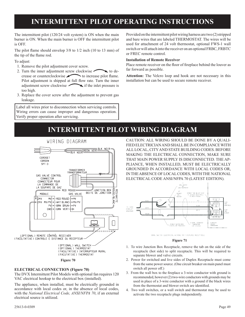 Empire Comfort Systems DVX36DP31 User Manual | Page 49 / 72