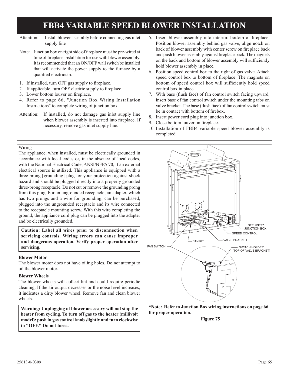 Fbb4 variable speed blower installation | Empire Comfort Systems DVX36DP31 User Manual | Page 65 / 72