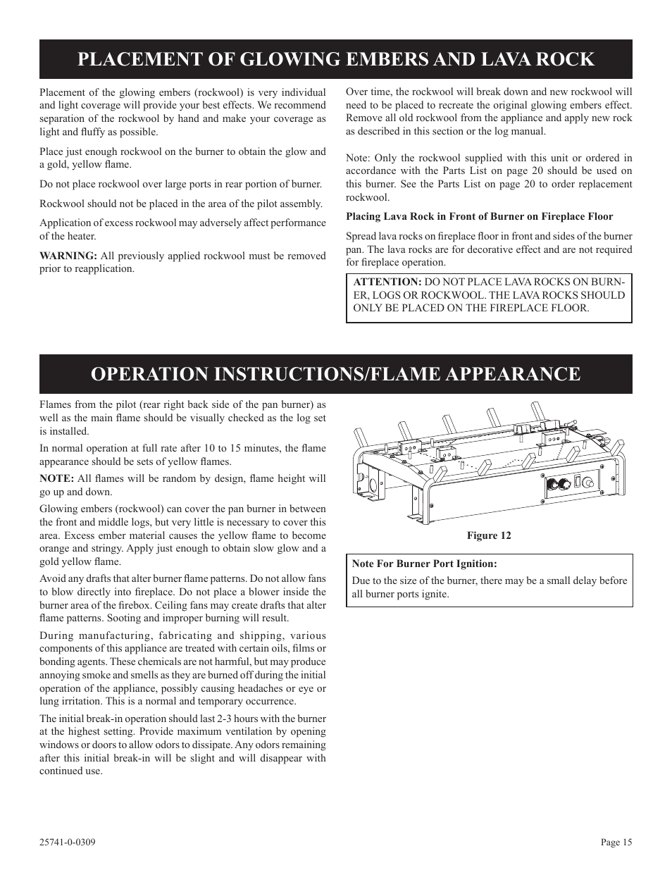 Empire Comfort Systems VFSUR30-2 User Manual | Page 15 / 24