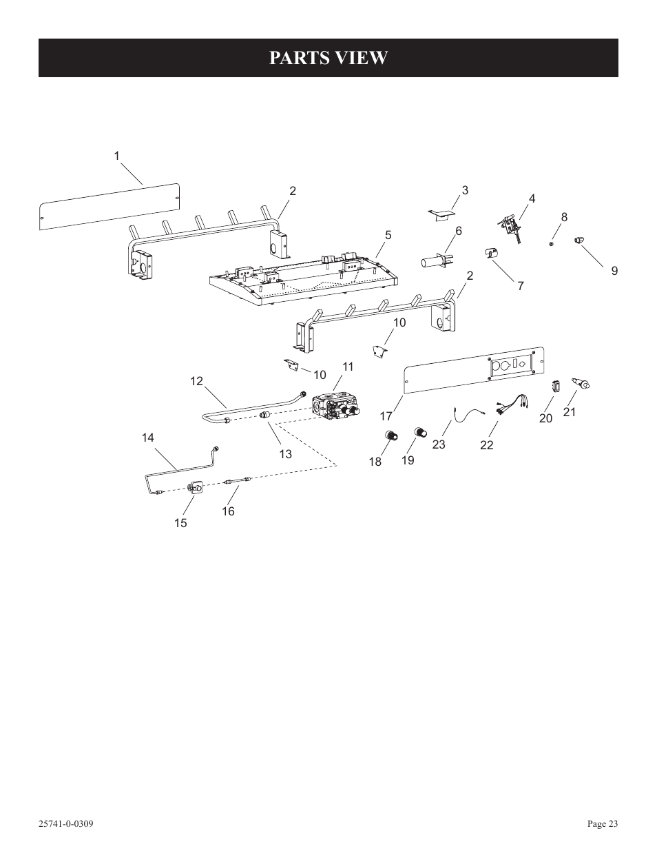 Parts view | Empire Comfort Systems VFSUR30-2 User Manual | Page 23 / 24