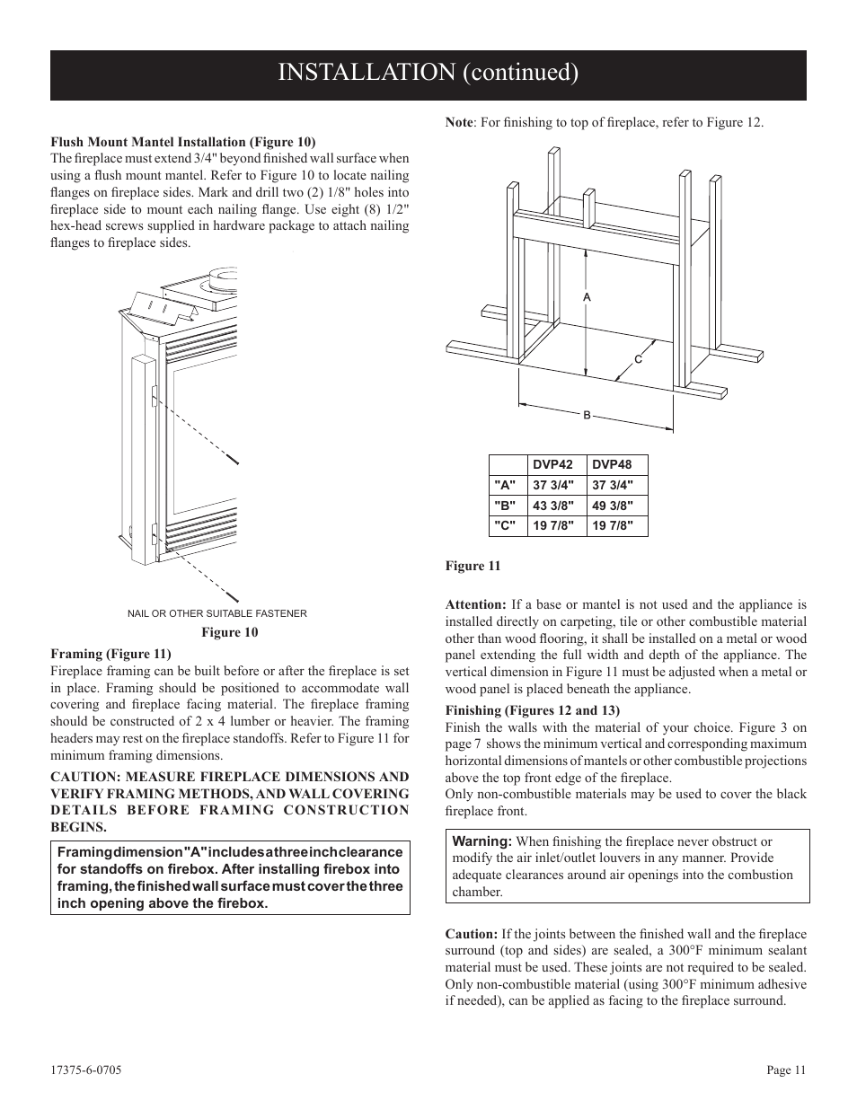 Installation (continued) | Empire Comfort Systems DVP42FP7  EN User Manual | Page 11 / 52