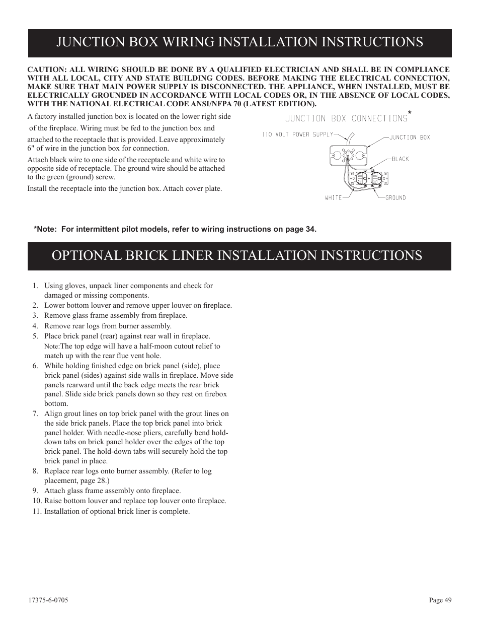 Empire Comfort Systems DVP42FP7  EN User Manual | Page 49 / 52