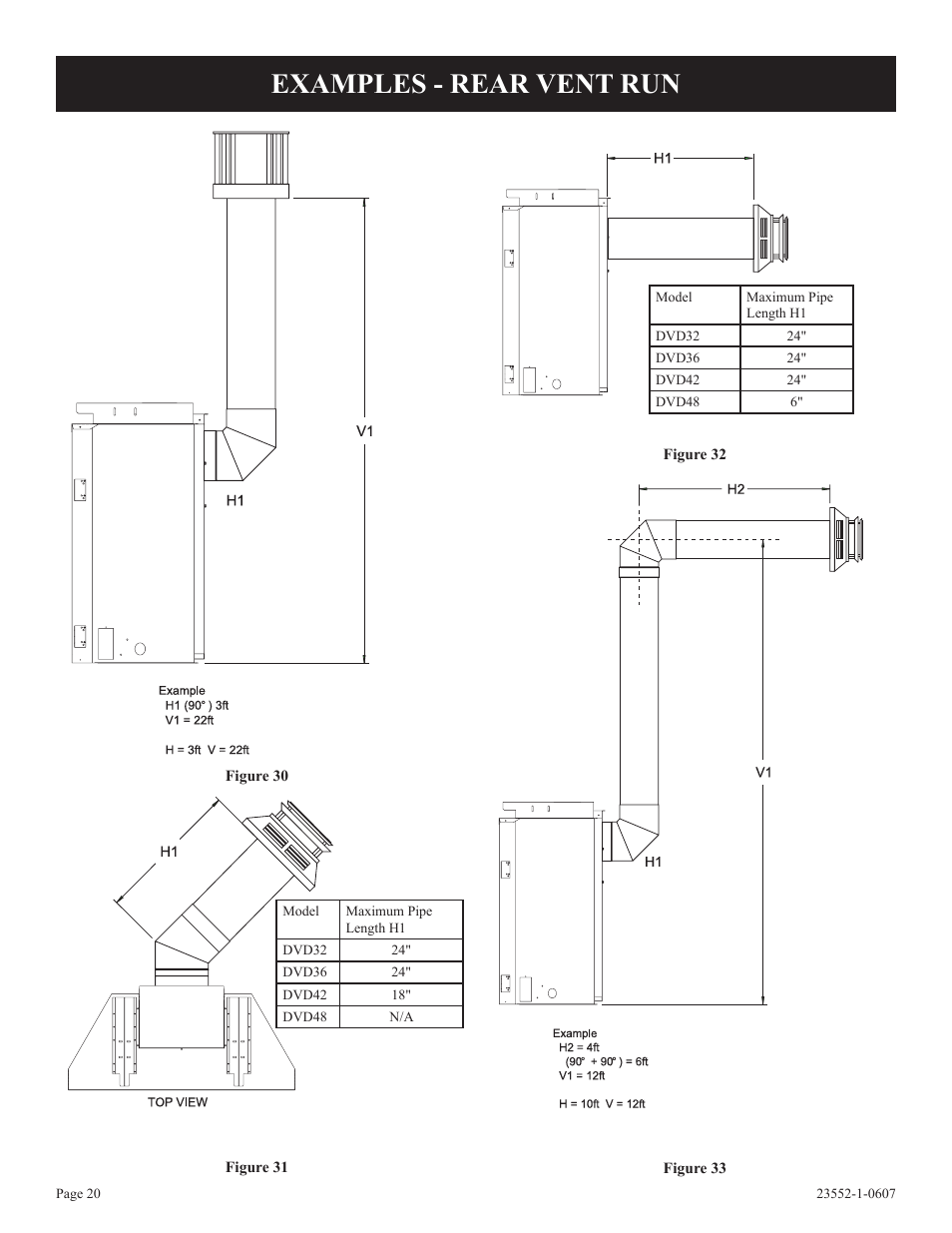 Examples - rear vent run | Empire Comfort Systems DVD36FP3  EN User Manual | Page 20 / 52