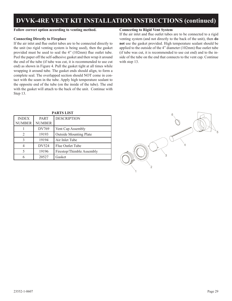 Empire Comfort Systems DVD36FP3  EN User Manual | Page 29 / 52