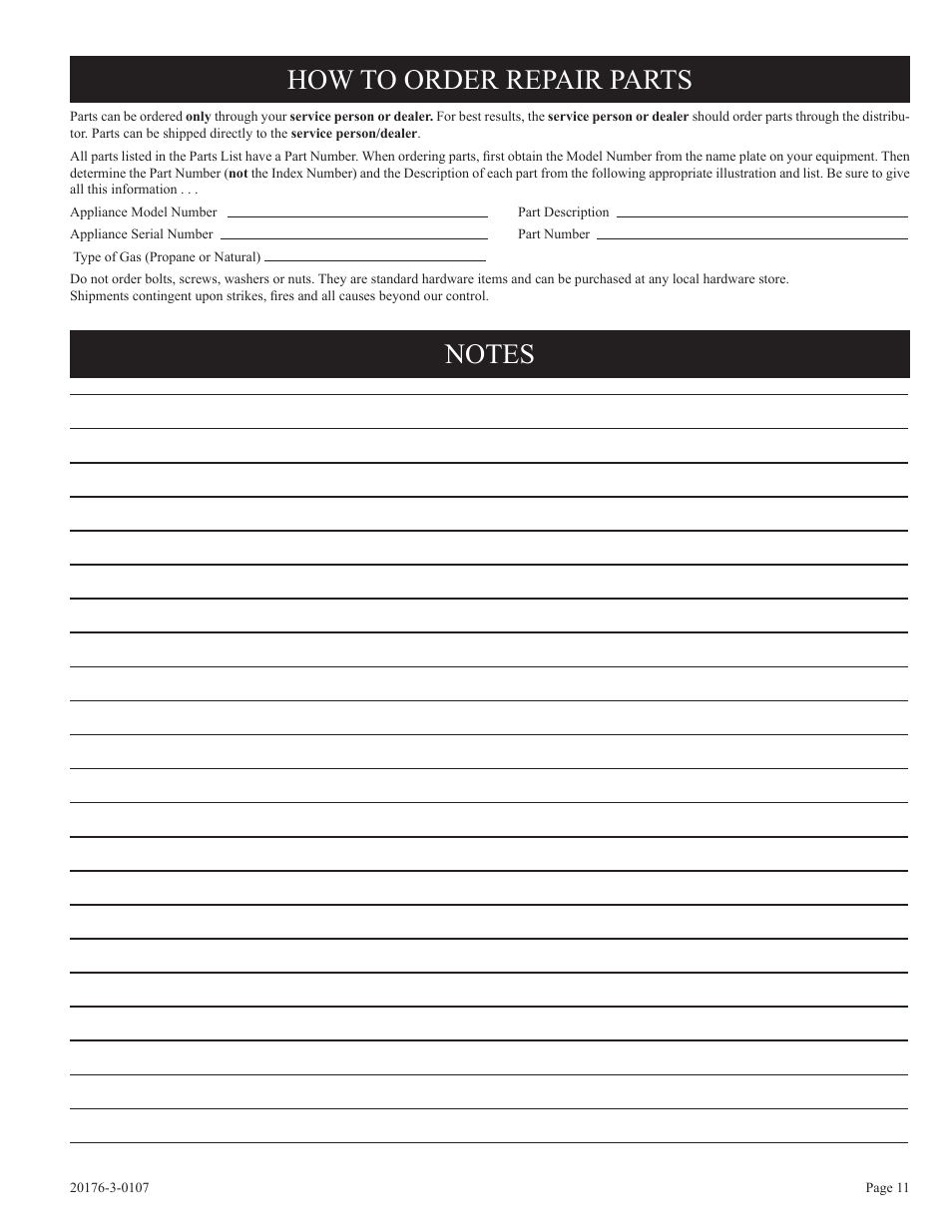 Empire Comfort Systems LS-30P-1 User Manual | Page 11 / 12