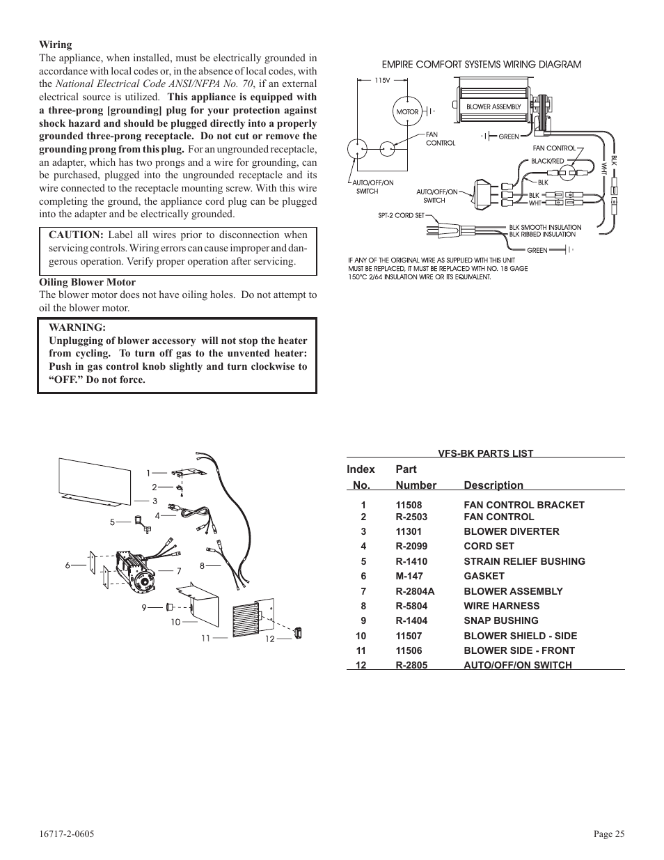 Empire Comfort Systems VFHS-20/10T-4 User Manual | Page 25 / 28