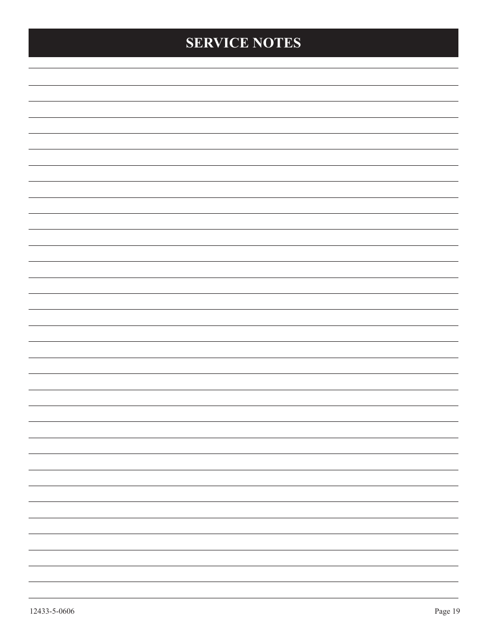 Empire Comfort Systems DV-210-7SG User Manual | Page 19 / 20