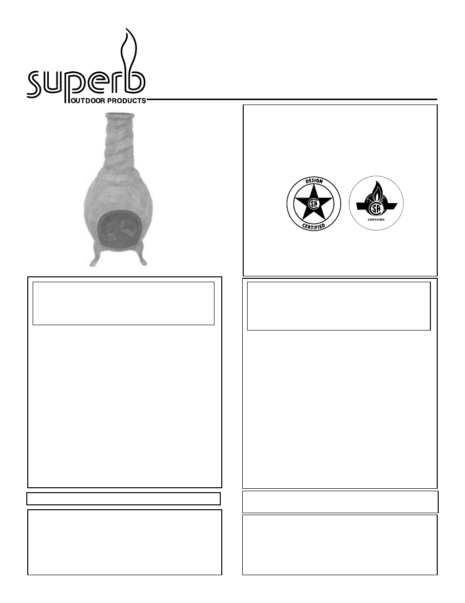 Empire Comfort Systems CHR User Manual | 12 pages