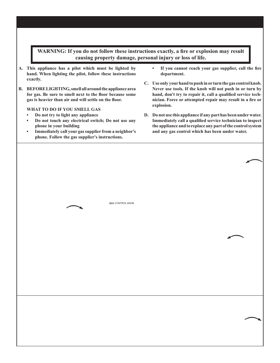 A)vfd26f(m,p)3 lighting instructions | Empire Comfort Systems VFD26F User Manual | Page 18 / 32