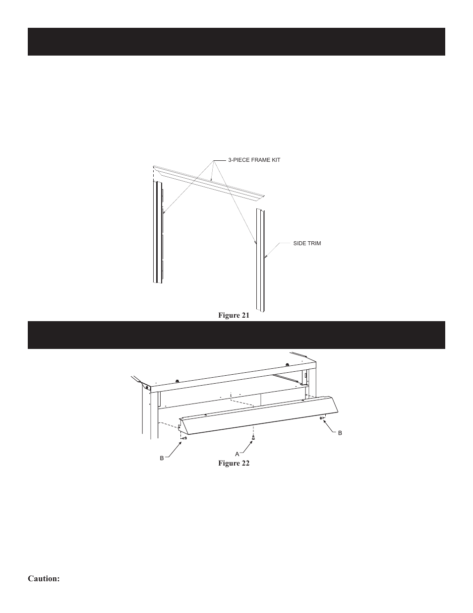 Outer trim instructions, Hood instructions | Empire Comfort Systems VFD26F User Manual | Page 22 / 32