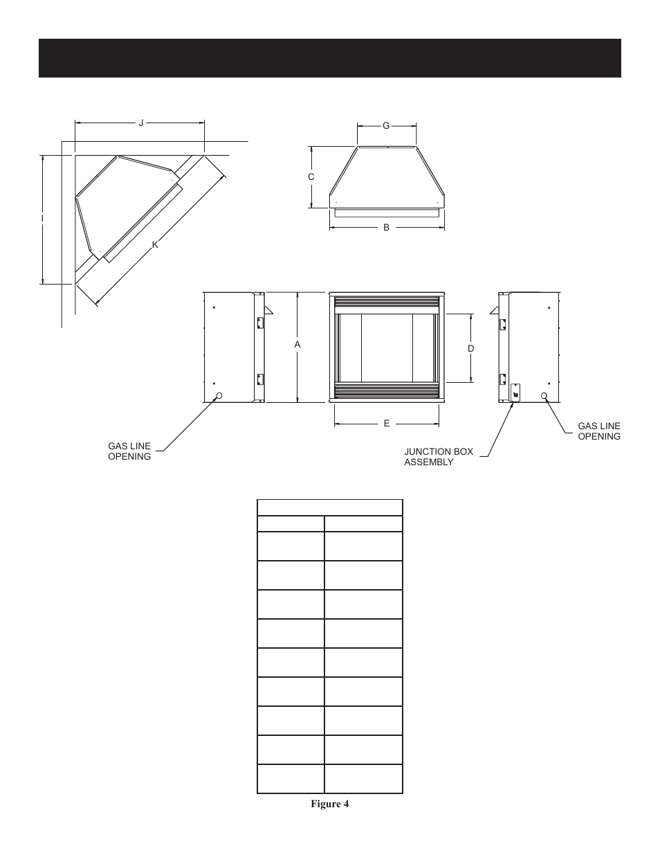 Fireplace dimensions | Empire Comfort Systems VFD26F User Manual | Page 7 / 32