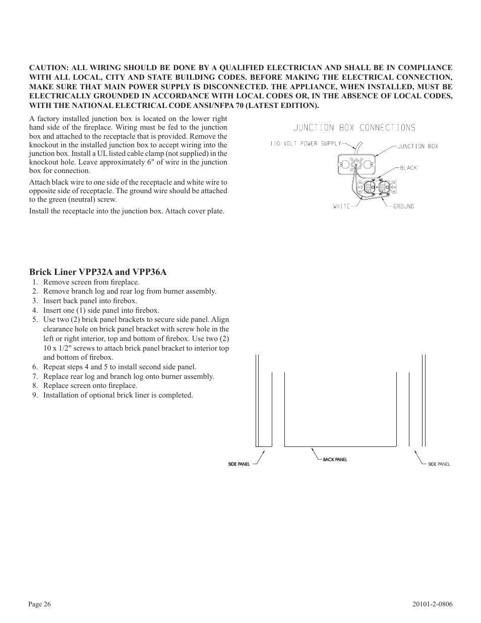 Empire Comfort Systems VFP32FP(20,21)L User Manual | Page 26 / 28