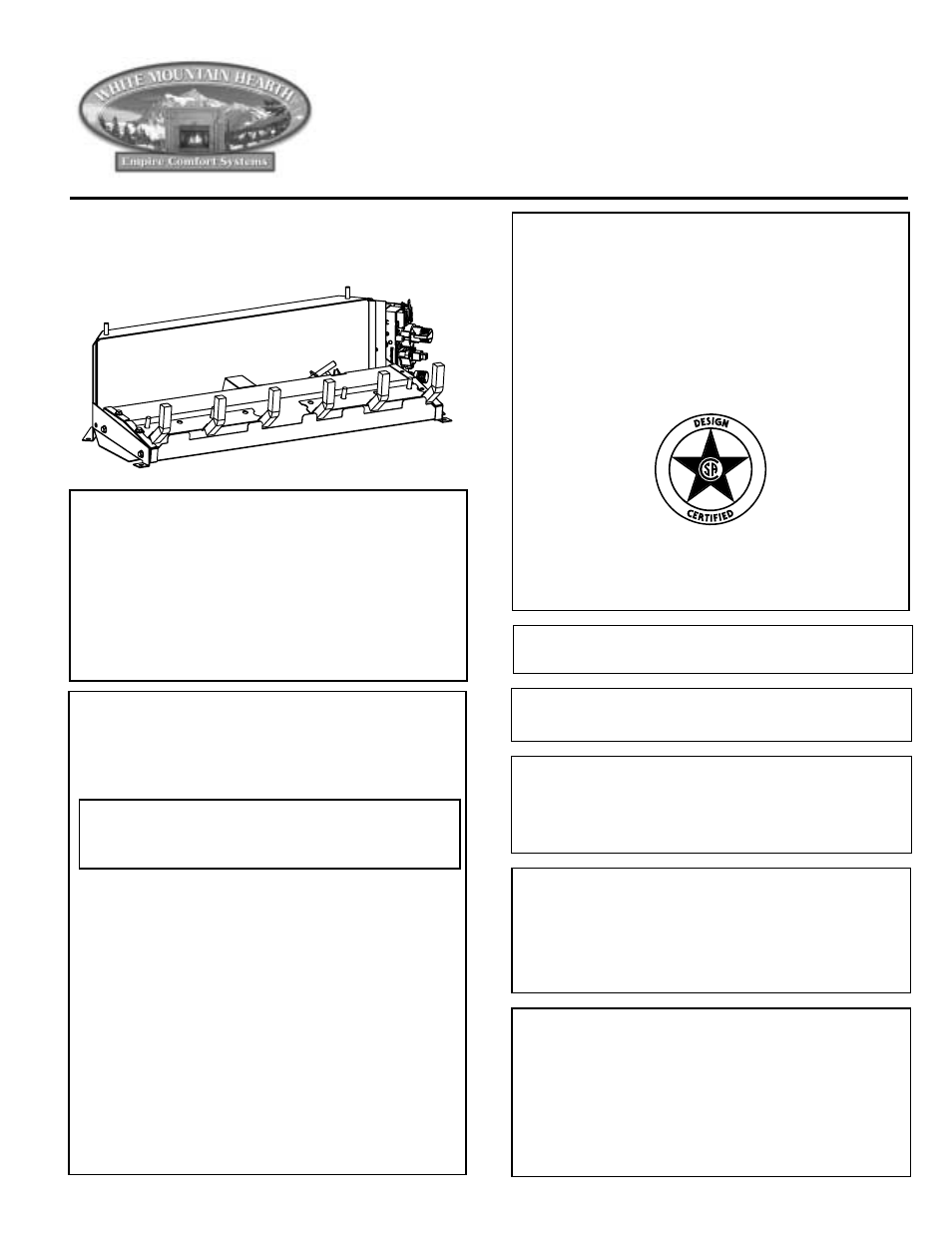 Empire Comfort Systems VFSV-30-3 User Manual | 24 pages