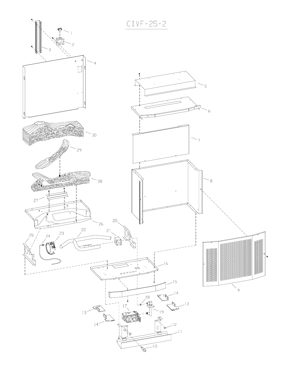 Empire Comfort Systems CIVF-25-2 User Manual | Page 18 / 20