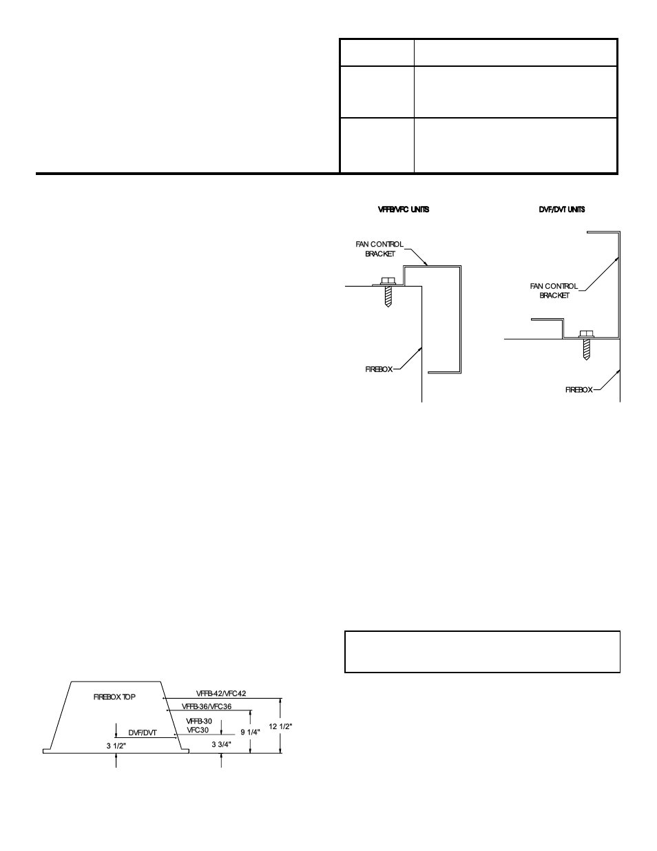 Optional fan model number | Empire Comfort Systems DVF-42-2 User Manual | Page 34 / 39