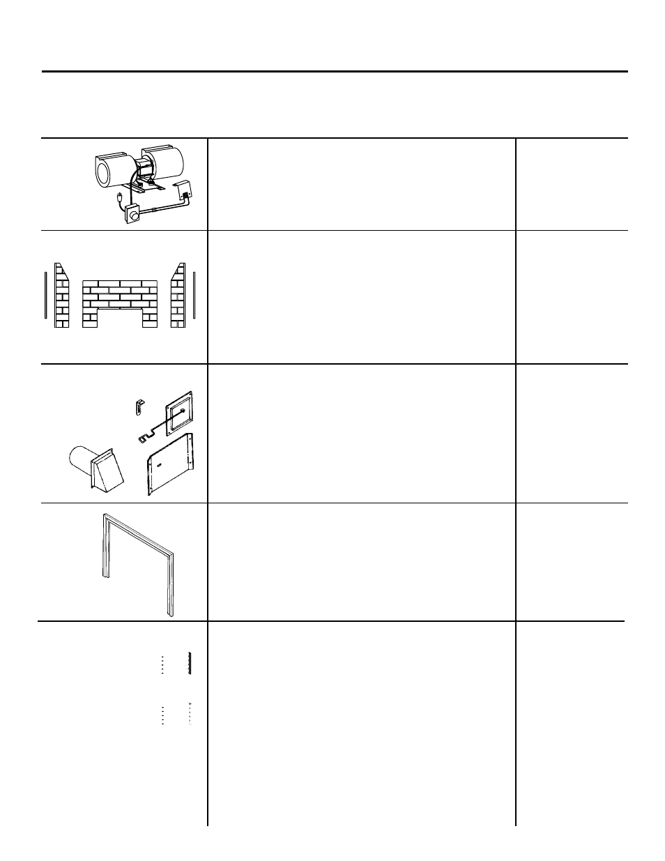 Accessory parts | Empire Comfort Systems DVF-42-2 User Manual | Page 38 / 39