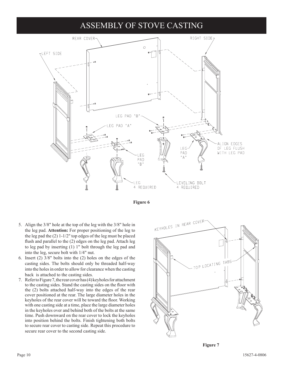 Assembly of stove casting | Empire Comfort Systems pmn User Manual | Page 10 / 28