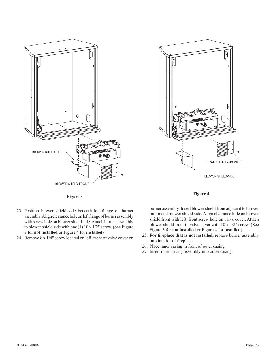 Empire Comfort Systems VF24FP3-1 User Manual | Page 23 / 28