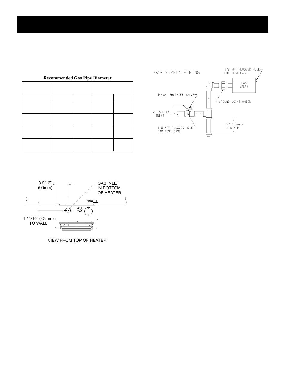 Gas supply | Empire Comfort Systems SR-18-3 User Manual | Page 7 / 48