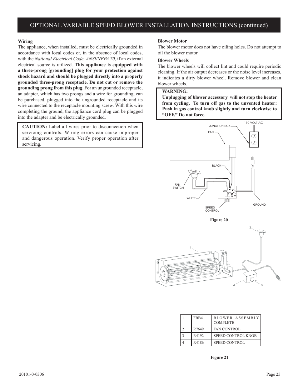 Empire Comfort Systems VFP32FP User Manual | Page 25 / 28